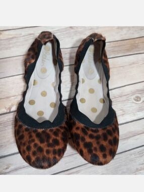Boden Hettie Flexi leopard Ballerina flats 40